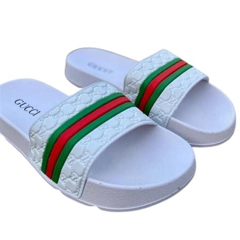 chinelo da gucci masculino branco|Gucci Chinelo Branco .